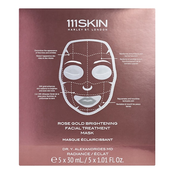Maschera Viso Tonificante Oro Rosa - Cofanetto Trattamento Viso, 111SKIN